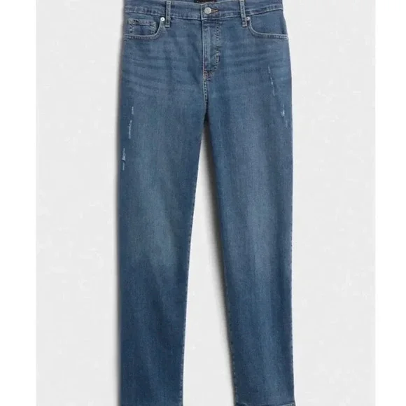 Banana Republic High-Rise Medium Wash Straight Jean - Picture 9 of 14